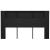 Tăblie de pat cu dulap, negru, 180x18,5x104,5 cm GartenMobel Dekor