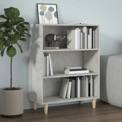 Măsuță de cafea, gri beton, 69,5x32,5x90 cm, lemn prelucrat GartenMobel Dekor