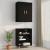 Dulap de perete suspendat, negru, 69,5x34x90 cm GartenMobel Dekor