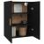 Dulap de perete suspendat, negru, 69,5x34x90 cm GartenMobel Dekor