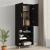 Dulap de perete suspendat, negru, 69,5x34x90 cm GartenMobel Dekor