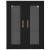 Dulap de perete suspendat, negru, 69,5x34x90 cm GartenMobel Dekor