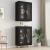 Dulap de perete suspendat, negru, 69,5x34x90 cm GartenMobel Dekor