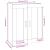 Dulap de perete, negru, 69,5x32,5x90 cm, lemn prelucrat GartenMobel Dekor