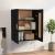 Dulap de perete, negru, 69,5x32,5x90 cm, lemn prelucrat GartenMobel Dekor