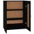 Dulap de perete suspendat, negru, 69,5x32,5x90 cm GartenMobel Dekor