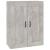 Dulap de perete suspendat, gri beton, 69,5x32,5x90 cm GartenMobel Dekor