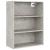 Dulap de perete suspendat, gri beton, 69,5x32,5x90 cm GartenMobel Dekor