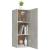 Dulap de perete, gri beton, 34,5x34x90 cm, lemn compozit GartenMobel Dekor