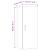 Dulap de perete, gri beton, 34,5x34x90 cm, lemn compozit GartenMobel Dekor