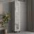 Dulap de perete suspendat, gri beton, 34,5x34x90 cm GartenMobel Dekor