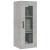 Dulap de perete suspendat, gri beton, 34,5x34x90 cm GartenMobel Dekor