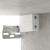 Dulap de perete, gri beton, 35x34x90 cm, lemn compozit GartenMobel Dekor