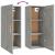 Dulap de perete, gri beton, 35x34x90 cm, lemn compozit GartenMobel Dekor