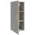 Dulap de perete, gri beton, 35x34x90 cm, lemn compozit GartenMobel Dekor