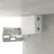 Dulap suspendat, gri beton, 35x34x90 cm, lemn prelucrat GartenMobel Dekor