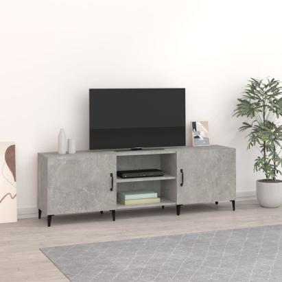 Comodă TV, gri beton, 150x30x50 cm, lemn compozit GartenMobel Dekor
