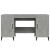 Birou, gri beton, 140x50x75 cm, lemn compozit GartenMobel Dekor