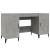 Birou, gri beton, 140x50x75 cm, lemn compozit GartenMobel Dekor