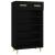 Pantofar, negru, 60x35x105 cm, lemn compozit GartenMobel Dekor