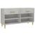 Banchetă pantofar, gri beton, 102x35x55 cm, lemn prelucrat GartenMobel Dekor