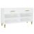 Pantofar, alb extralucios, 102x35x55 cm, lemn compozit GartenMobel Dekor