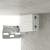Noptiere montate pe perete 2 buc. gri beton 35x35x20 cm GartenMobel Dekor