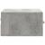 Noptiere montate pe perete 2 buc. gri beton 35x35x20 cm GartenMobel Dekor