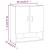 Dulap de perete, alb, 60x31x70 cm, lemn prelucrat GartenMobel Dekor