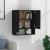 Dulap de perete, negru, 60x31x70 cm, lemn prelucrat GartenMobel Dekor