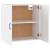 Dulap de perete, alb, 60x31x60 cm, lemn prelucrat GartenMobel Dekor