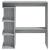 Masă bar cu raft de depozitare stejar sonoma gri 100x50x101,5cm GartenMobel Dekor