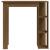 Masă de bar cu raft, stejar maro, 102x50x103,5 cm, PAL GartenMobel Dekor
