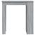 Masă de bar cu raft stejar sonoma gri 102x50x103,5 cm PAL GartenMobel Dekor