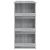 Masă de bar cu raft stejar sonoma gri 102x50x103,5 cm PAL GartenMobel Dekor