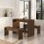 Set mobilier de bucătărie, 3 piese, maro, stejar, PAL GartenMobel Dekor