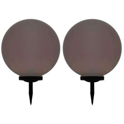 Lămpi solare de exterior, 2 buc., 50 cm, RGB, sferic, LED GartenMobel Dekor