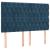Pat box spring cu saltea, albastru închis, 140x190 cm, catifea GartenMobel Dekor