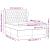 Pat box spring cu saltea, albastru închis, 140x190 cm, catifea GartenMobel Dekor