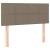 Pat box spring cu saltea, gri taupe, 120x200 cm, textil GartenMobel Dekor