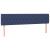Pat box spring cu saltea, albastru, 200x200 cm, textil GartenMobel Dekor