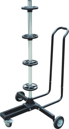 Stand de aluminiu Carpoint cu roti pentru depozitare rotii : anvelope cu jante (pentru jante de pana la 18 inches si latime max. 265 mm) AutoDrive ProParts