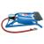 Pompa aer auto Carpoint de picior dubla cu 2 cilindri si manometru , 7 bar 100psi, model albastru AutoDrive ProParts