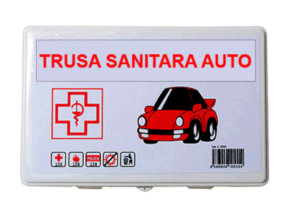 Trusa medicala auto de prim ajutor omologata , import Slovacia AutoDrive ProParts