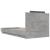 Cadru de pat cu tăblie gri beton 90x200 cm lemn prelucrat GartenMobel Dekor