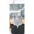 Easyprotec Folie permanentă pentru geam tip oglindă 90x250 cm argintiu GartenMobel Dekor