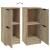 Servante, 2 buc., stejar sonoma, 30x30x70 cm, lemn compozit GartenMobel Dekor