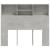 Tăblie de pat cu dulap, gri beton, 120x19x103,5 cm GartenMobel Dekor