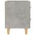 Noptiere, 2 buc., gri beton, 40x35x47,5 cm GartenMobel Dekor