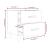 Noptiere, 2 buc., gri beton, 40x35x47,5 cm GartenMobel Dekor